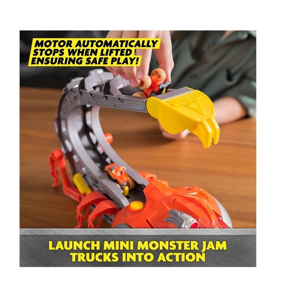 Monster Jam Mini Jams Venom Velocity Scorpion Playset El Toro Loco Exclusive NEW